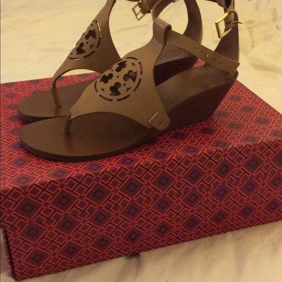 Tory Burch Zoey Wedge Sandals - Picture 3 of 6
